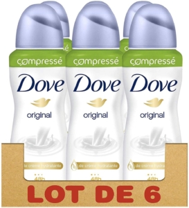  - Dove Original Spray (Pack de 6)