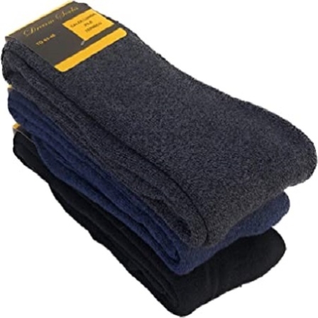 chaussettes chaudes pour homme - Dream Socks chaussettes thermiques longues en polaire
