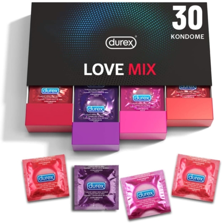 préservatif Durex - Durex Love Mix - Lot de 30