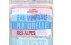 Eau minérale en bouteille des Alpes source Montclar