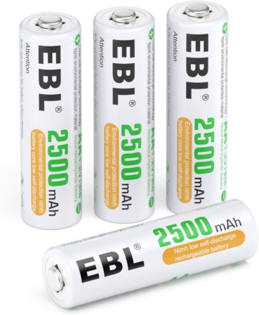 piles rechargeables - EBL AA LR6 haute performance