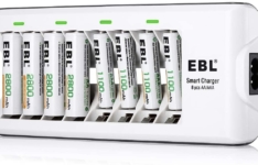 chargeur de piles rechargeables - EBL 808 C9042W
