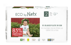 couches pour nouveau-né - Eco By Naty couches écologiques T2 – 33 couches
