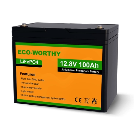 batterie pour panneau solaire - Eco Worthy Lifepo4