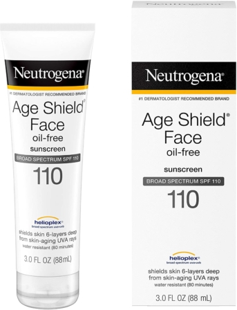 crème solaire visage anti-âge - Écran solaire Âge Shield pour le visage de Neutrogena
