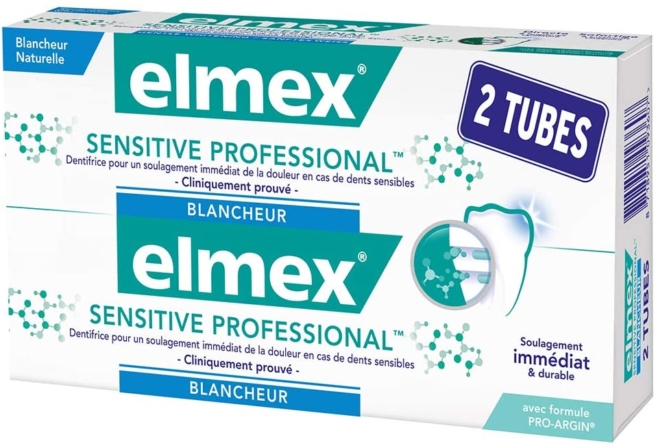 dentifrice blancheur - Elmex - Sensitive Pro - Dentifrice Blancheur