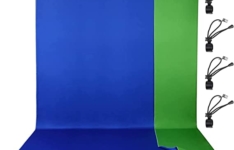 Emart toile de fond pour photographie, Vert/Bleu