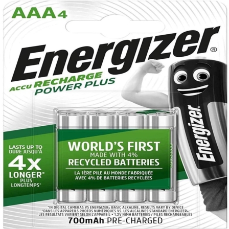 piles AAA rechargeables - Energizer AAA-HR03 700 mAh