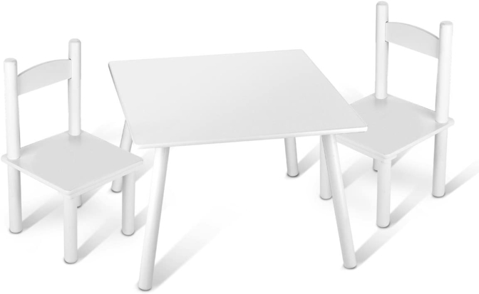 table et chaises pour enfant - Ensemble table et 2 chaises Leomark