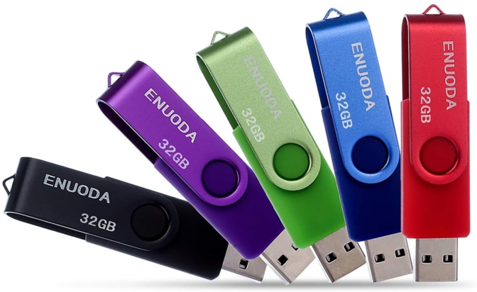 clé USB - Enuoda – Lot de 5 clés UEB de 32 Go