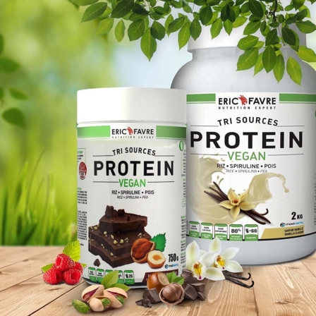 protéine en poudre - Protein vegan Eric Favre Trisource