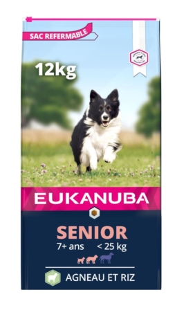 croquette pour chien pas chère - Eukanuba Chien Mature & Senior Agneau