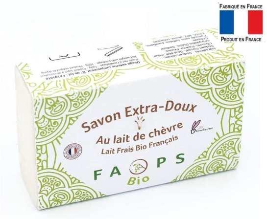 savon au lait de chèvre - FAOPS Savon Artisanal Français au lait de Chèvre frais Bio