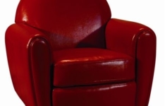 Fauteuil club rouge
