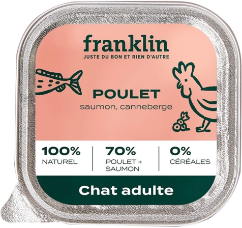 pâtée pour chat - Franklin Poulet
