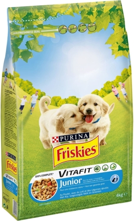 nourriture pour chien - Friiskies Croquettes Vitafit Junior
