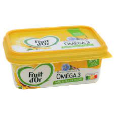 Fruit d’or - Margarine douce sans huile de palme pour tartine et cuisson