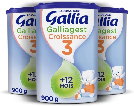 lait en poudre pour bébé - Gallia Galliagest Croissance 3