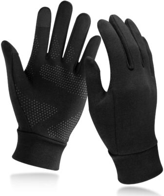 gants pour courir en hiver - Gants pour exercice sportif à doublure chauffante Unigear