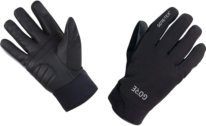 gants pour courir en hiver - Gants unisexes chauds pour temps froid Gore Wear C5 Gore-Tex Thermo