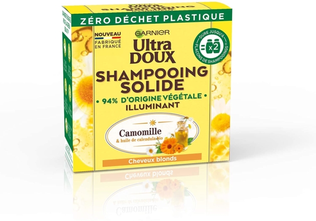 shampoing éclaircissant - Garnier Ultra Doux Shampooing Solide Illuminant