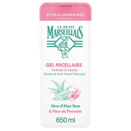 gel douche Le petit Marseillais - Le Petit Marseillais Gel micellaire Sève d’Aloe Vera