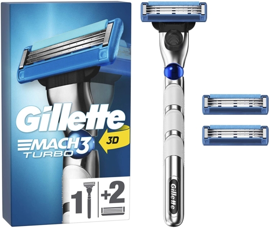 rasoir manuel pour homme - Gillette Mach3 Turbo