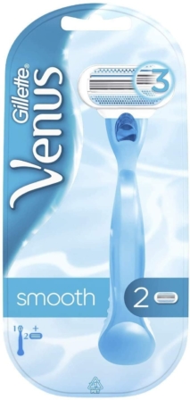 rasoir pour femme - Gillette Venus – Rasoir femme avec 2 lames de recharge