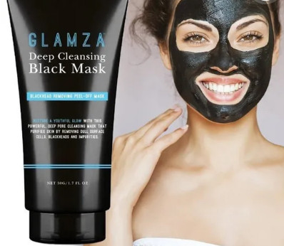 masque anti-points noirs - Glamza Deep Cleaning Black Mask