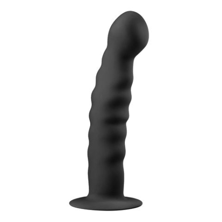 gode - Easytoys Anal Collection – Gode en silicone noir avec ventouse