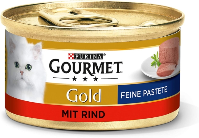 conserve pour chat - Purina Gourmet Gold Bœuf - 12 x 85 g