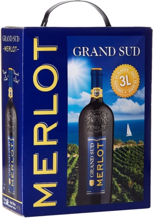 vin rouge - Merlot Grand Sud