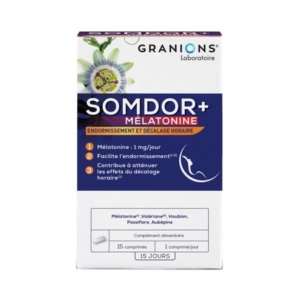  - Granions – Somdor+ Mélatonine – 15 Comprimés
