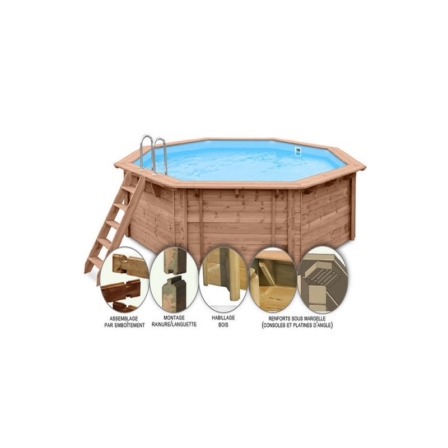 piscine en bois - Gré Woodfirst Original piscine en bois de pin Sylvestre