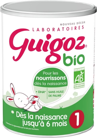 lait en poudre bébé bio - Guigoz bio 1