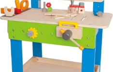 Hape – E3000 – Etabli de bricolage en bois pour enfant