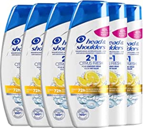 après-shampoing - Head & Shoulders Citrus Fresh 2-en-1 - Shampoing antipelliculaire et après-shampoing