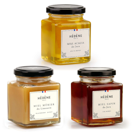 miel français - Hédène : Pack découverte, miels d’exception