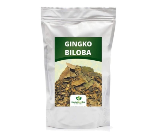 ginkgo biloba - HerbaNordPol feuilles de ginkgo biloba en vrac – 500 g
