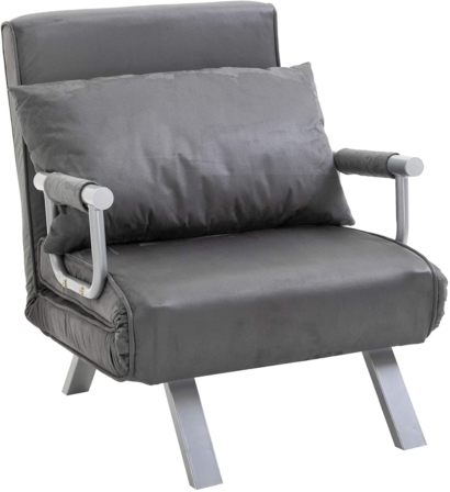 lit d'appoint - HOMCOM fauteuil chauffeuse