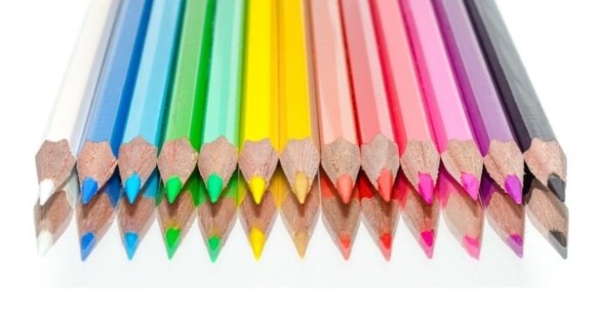 Crayons de couleurs à base d'huile
