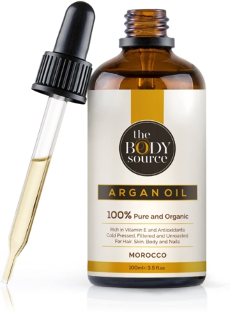 huile d'argan visage - Huile d'argan pure 100 ml The Body Source