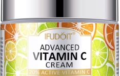  - IFUDOIT Crème visage à la vitamine C et acide hyaluronique
