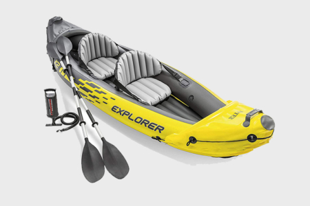  - Intex – Set kayak gonflable Explorer K2
