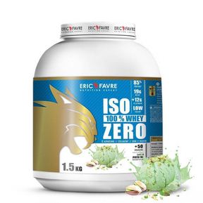 protéine whey rapport qualité/prix - Eric Favre Iso Zero 100% whey