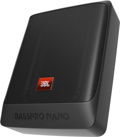 caisson de basse amplifié voiture - JBL BassPro Nano Ultra-Compact