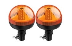 Justech 2pcs Gyrophare LED Orange