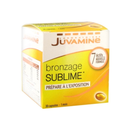 complément alimentaire soleil - Juvamine Bronzage Sublime