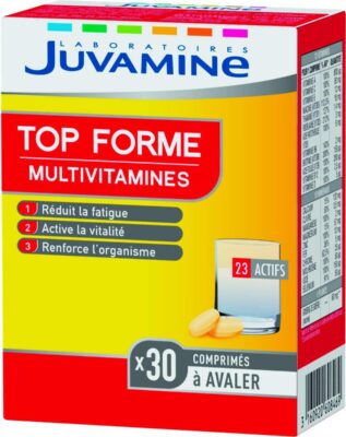 complément multivitamine et minéraux - Juvamine Top Forme Multivitamines – 30 comprimés