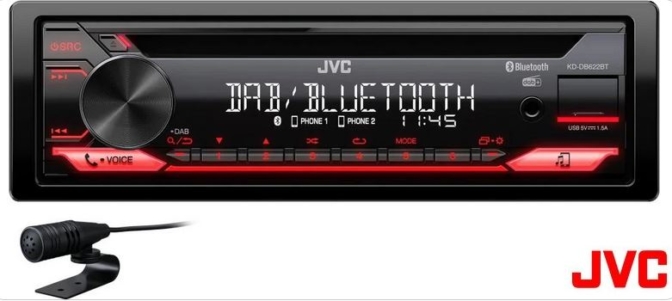 autoradio bluetooth - JVC KD-DB622BT
